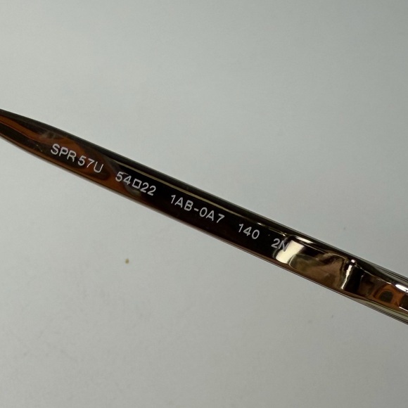 Prada Black and Gold Sunglasses - Picture 4 of 5